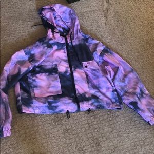 Tie dye windbreaker